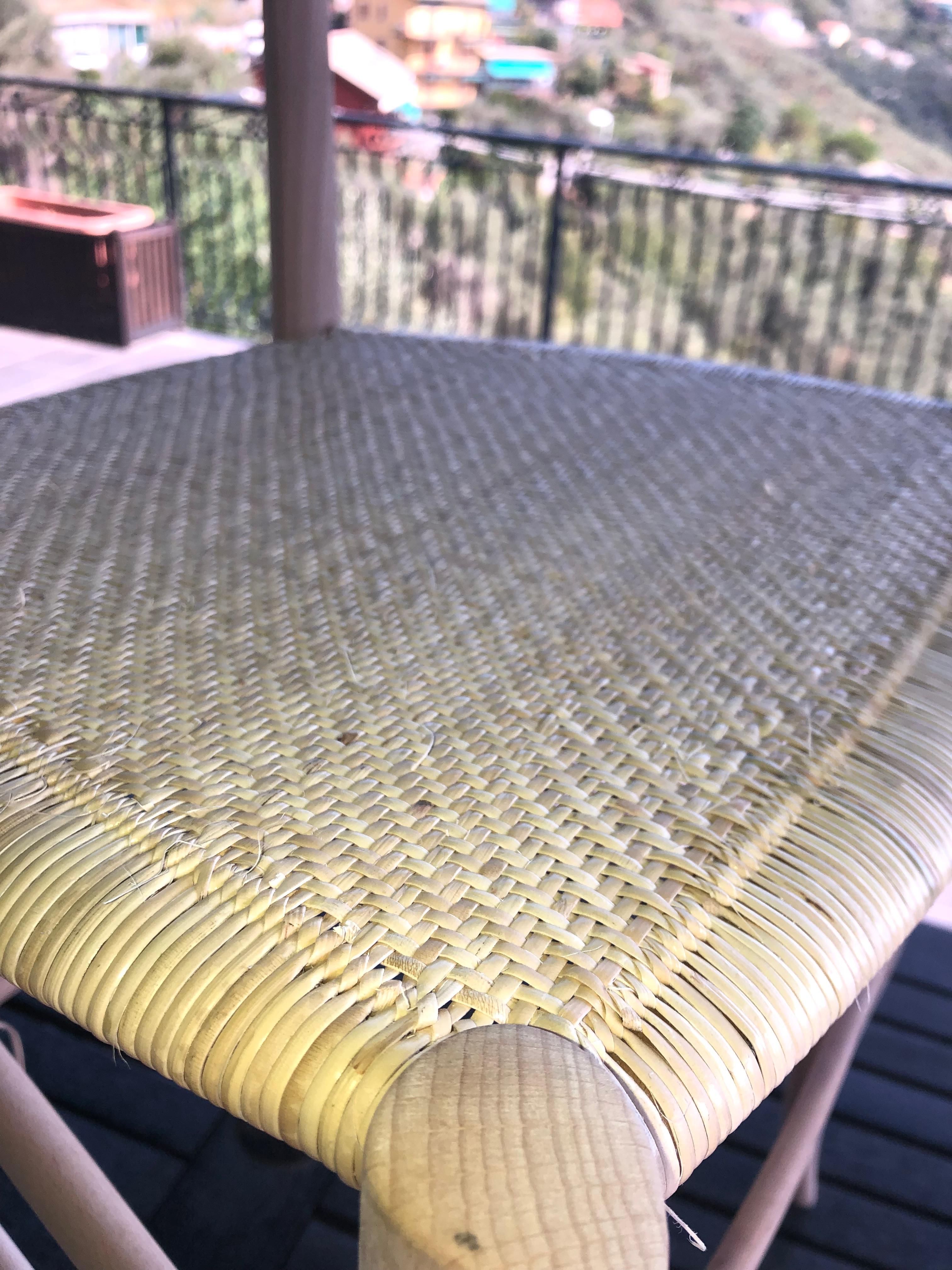 Sedia con impagliatura di Chiavari